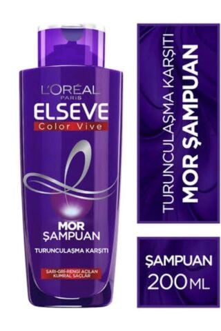Elseve Color Vive Mor Şampuan Turunculaşma Karşıtı 200 l