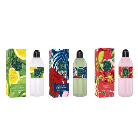 Eyüp Sabri Tuncer Kolonya Çeşme Limonu, Paris Gecesi ve Amber Pet Şişe 400 ml