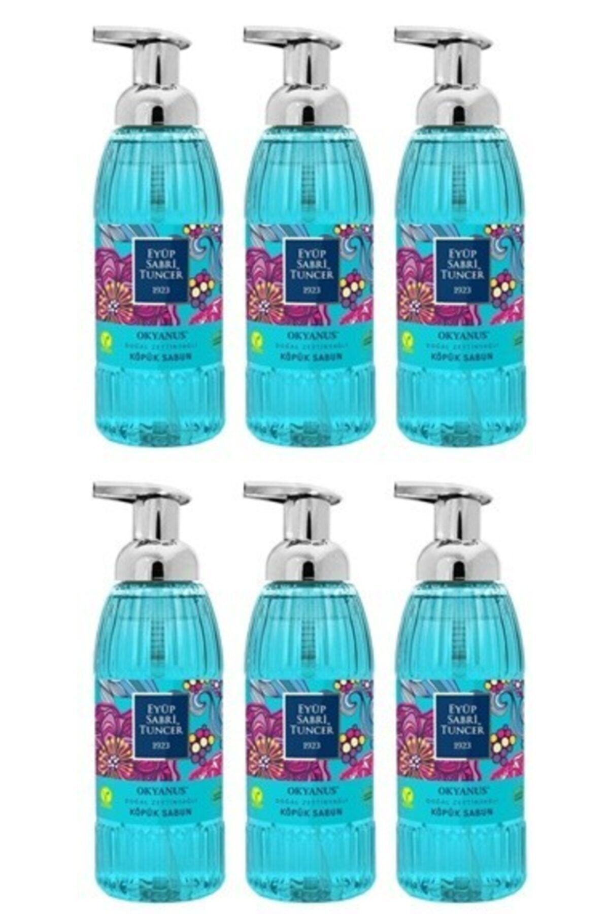Zeytinyağlı Okyanus Köpük Sabun 500ml X 6 Adet