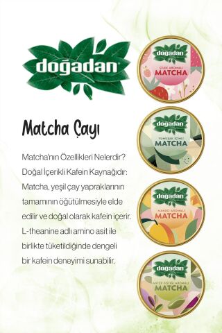 Doğadan Mangolu x3 Matcha 25gr ve Panda Kupa