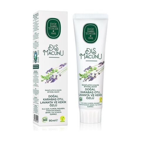 Doğal Karabaş Otu, Lavanta ve Kekik Özlü Diş Macunu 90 ml