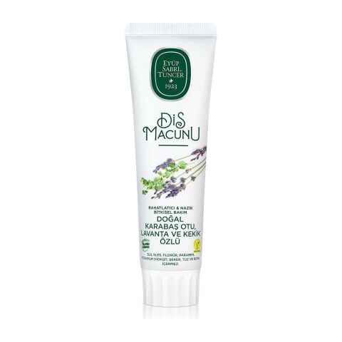 Doğal Karabaş Otu, Lavanta ve Kekik Özlü Diş Macunu 90 ml