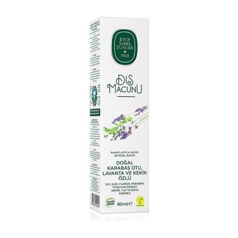 Doğal Karabaş Otu, Lavanta ve Kekik Özlü Diş Macunu 90 ml