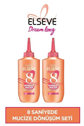 Elseve Dream Long Wonder Water Mucize Bakım Suyu 200ml 2'li Set