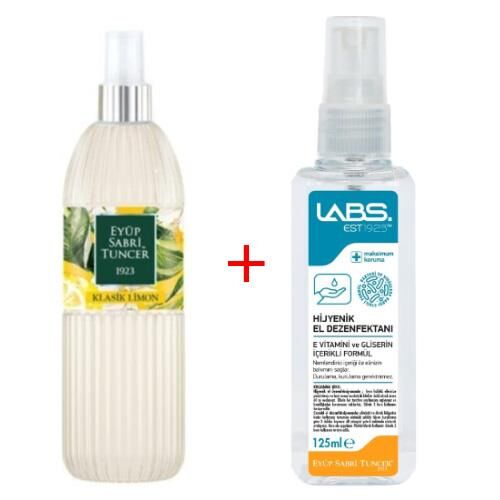 Eyüp Sabri Tuncer Çeşme Limonu 150 ml ve Dezenfektan 125 ml - 2 'li Paket
