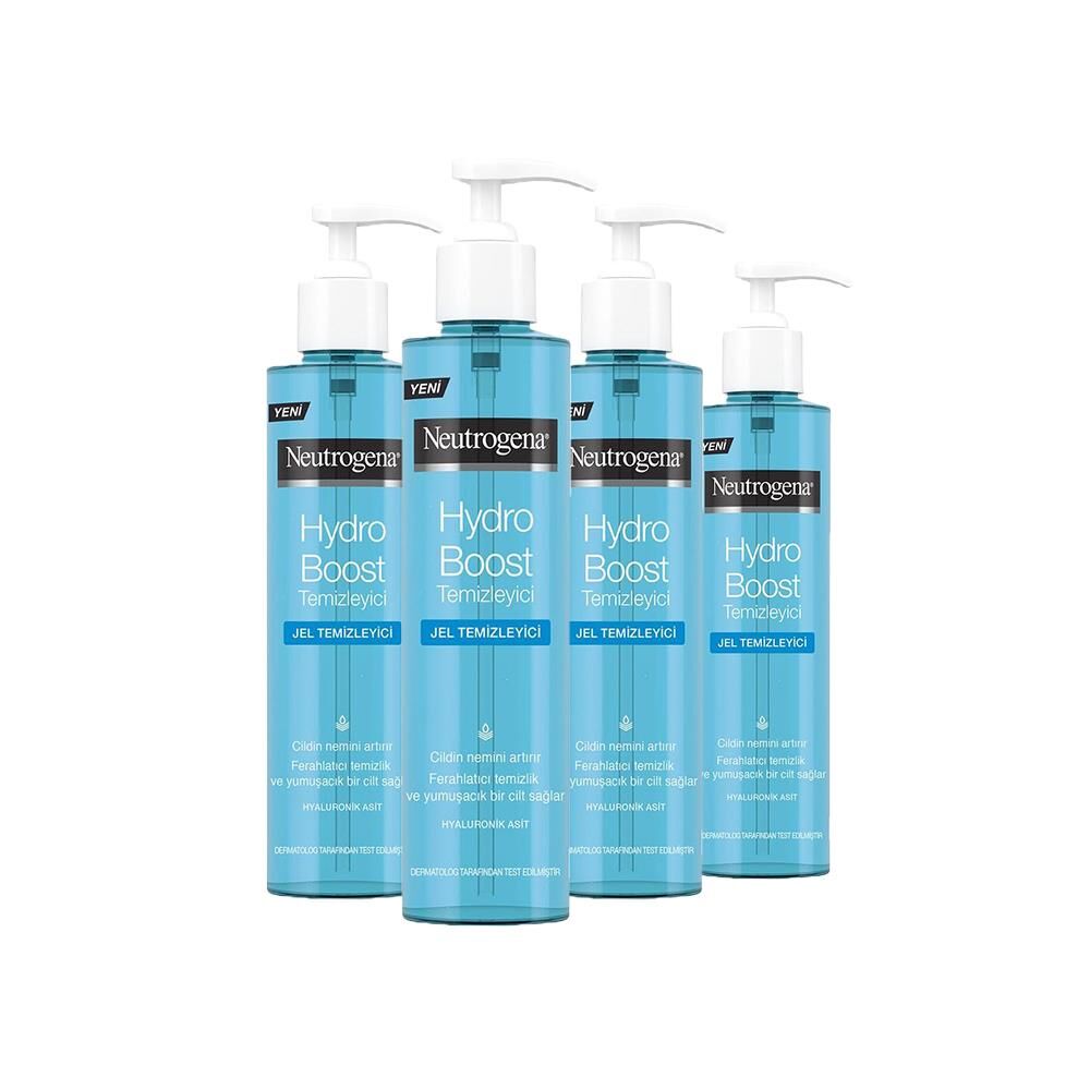 Neutrogena Hydro Boost Water Gel Temizleyici 200 ml x 4