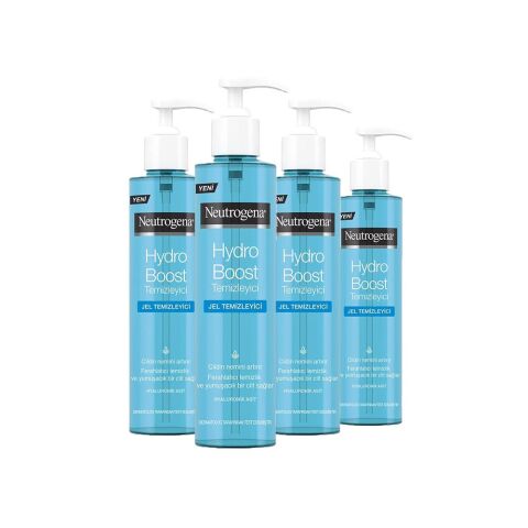 Neutrogena Hydro Boost Water Gel Temizleyici 200 ml x 4