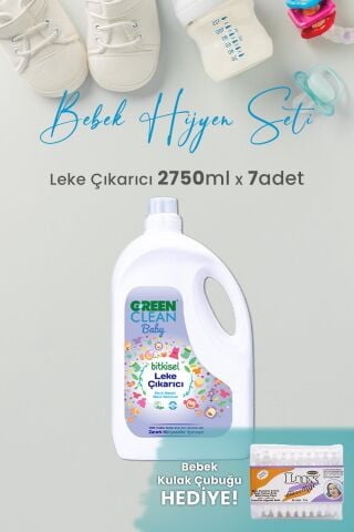 Green Clean Baby Leke Çıkarıcı 2.75 L x 7 Adet ve Hediyeli