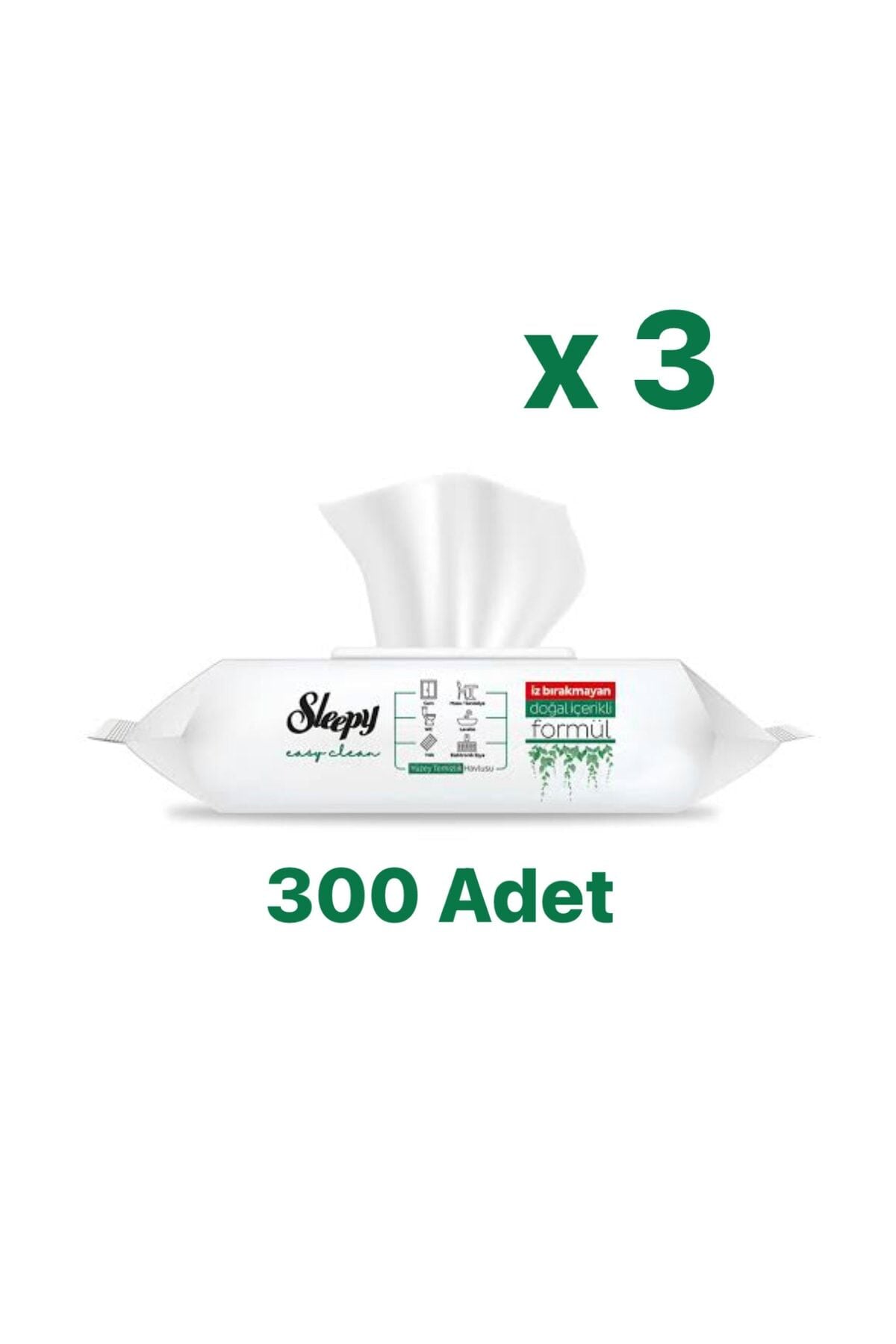 Sleepy Easy Clean Yüzey Temizlik Havlusu 100'lü x 3