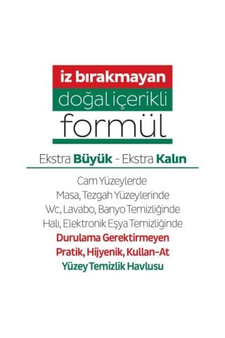 Sleepy Easy Clean Yüzey Temizlik Havlusu 100'lü x 3