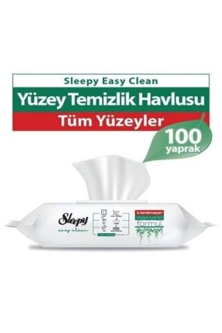 Sleepy Easy Clean Yüzey Temizlik Havlusu (100 Yaprak)
