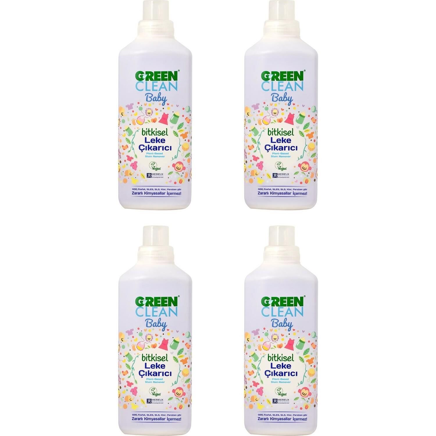 U Green Clean Baby Leke Çıkarıcı 1 L x 4