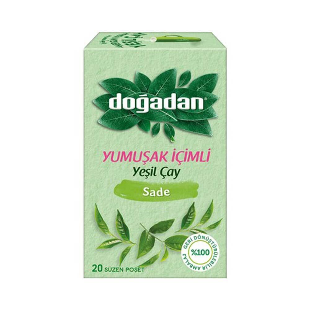 Doğadan Yeşil Çay Yumuşak İçimli 20'li