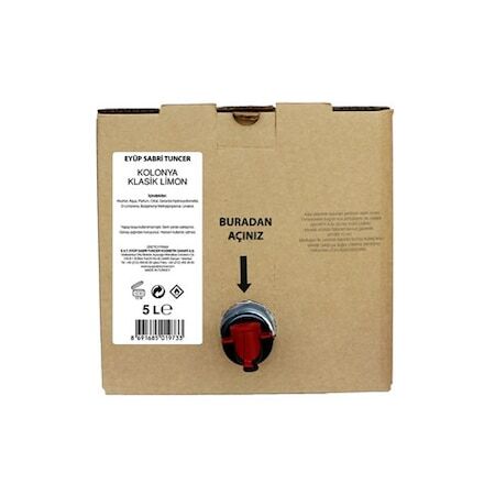 Eyüp Sabri Tuncer Klasik Limon Kolonyası 5 Lt (Dökme Paket)