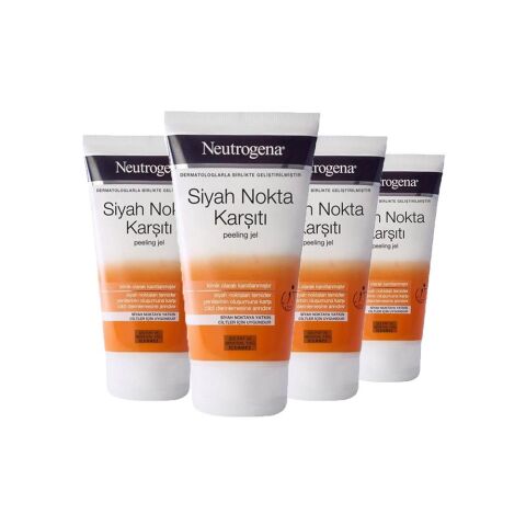Neutrogena Siyah Nokta Karşıtı Peeling 150 ml x 4