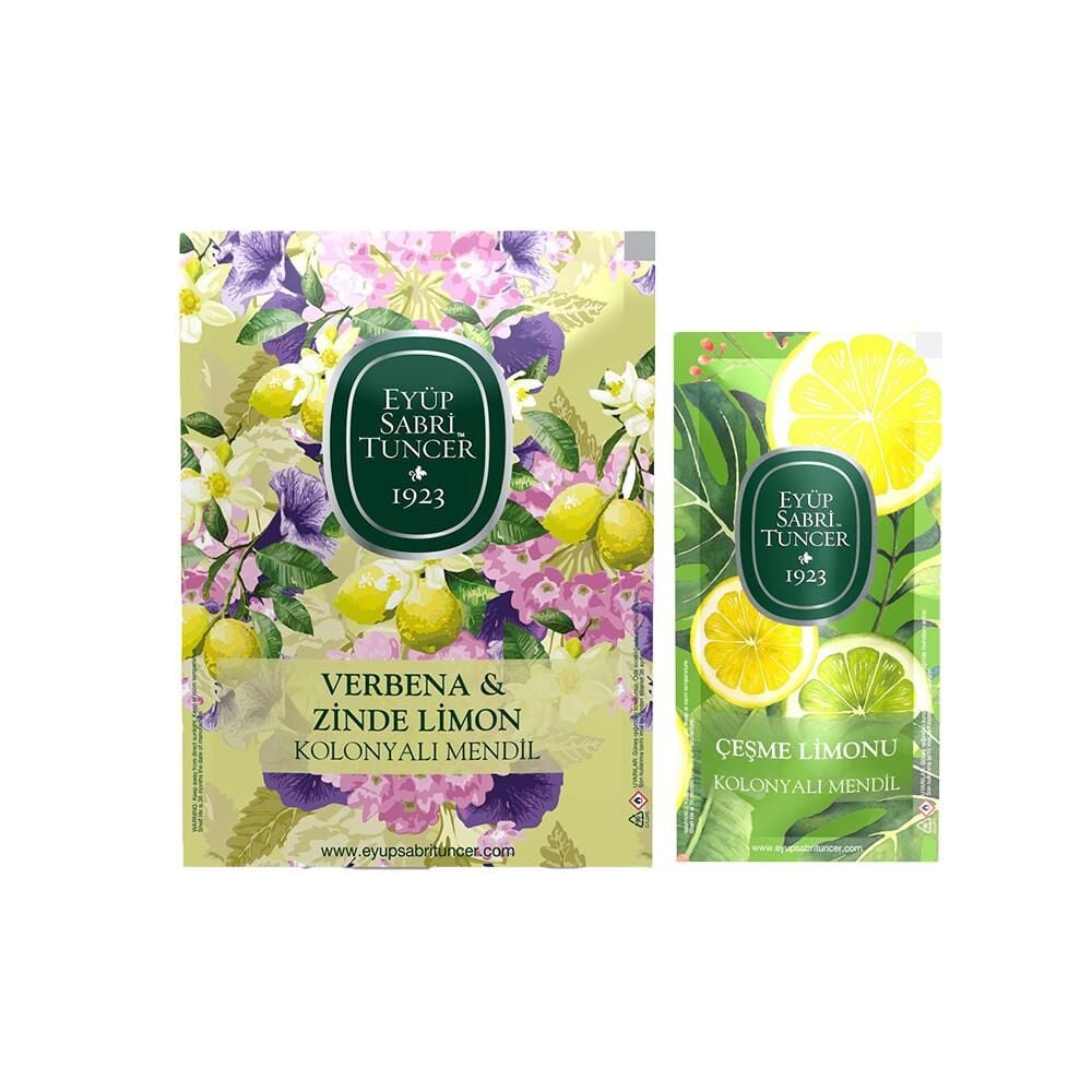 Eyüp Sabri Tuncer Kolonyalı Mendil Çeşme Limonu ve Verbana & Zinde Limon