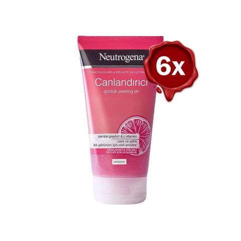 Neutrogena Canlandırıcı Peeling Pembe Greyfurt 150 ml x 6