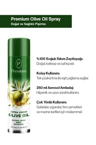Premium 17 AL 15 ÖDE, 250 ML Zeytinyağ Sprey, Hediyeli