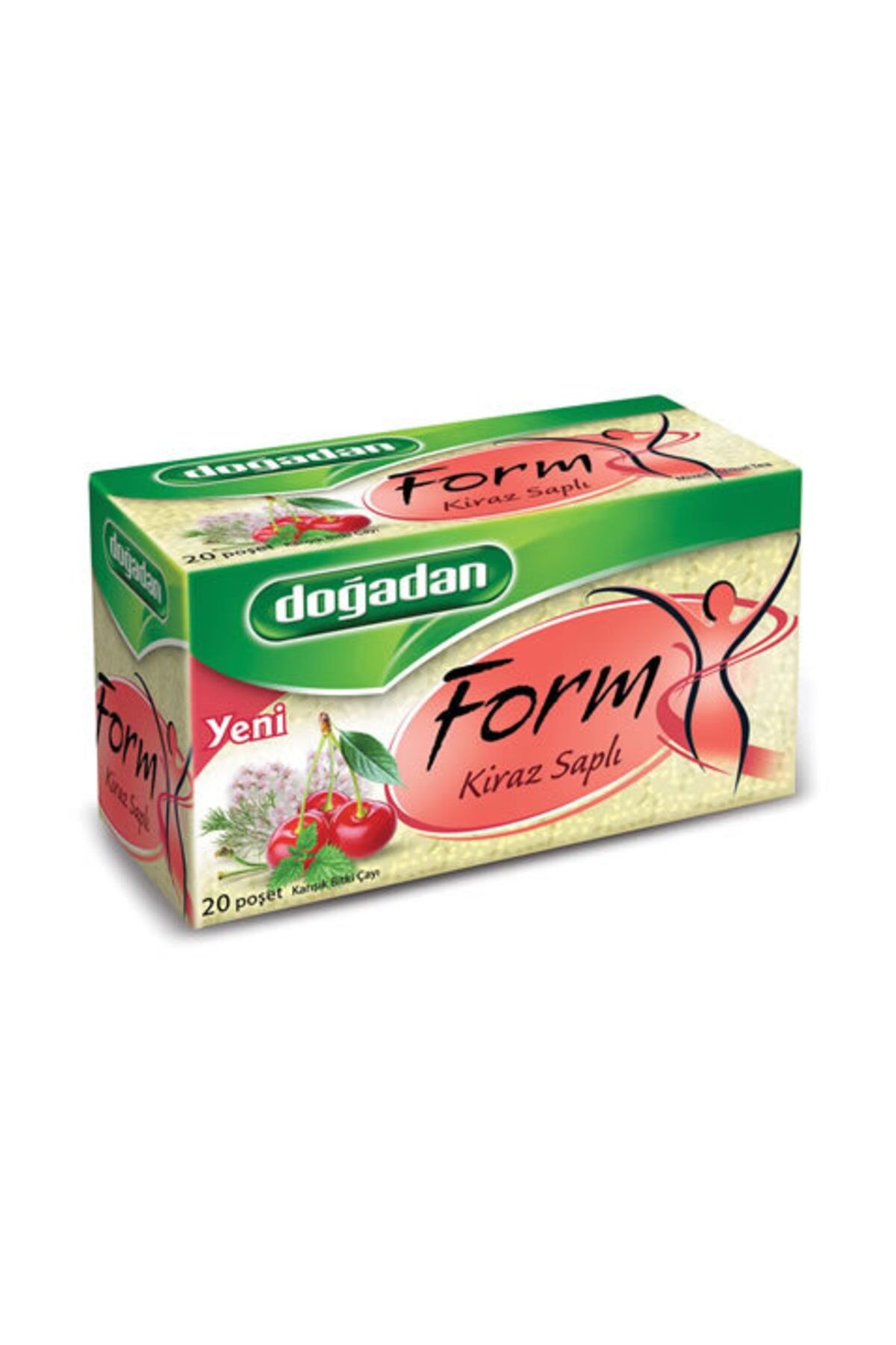 Doğadan Form Çay Kiraz Saplı 20'li