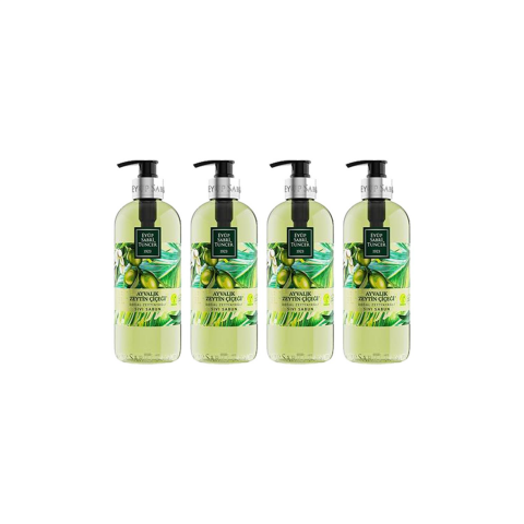 Eyüp Sabri Tuncer Ayvalık Zeytin Çiçeği Doğal Zeytinyağlı Sıvı Sabun 500 ml - 4 Adet