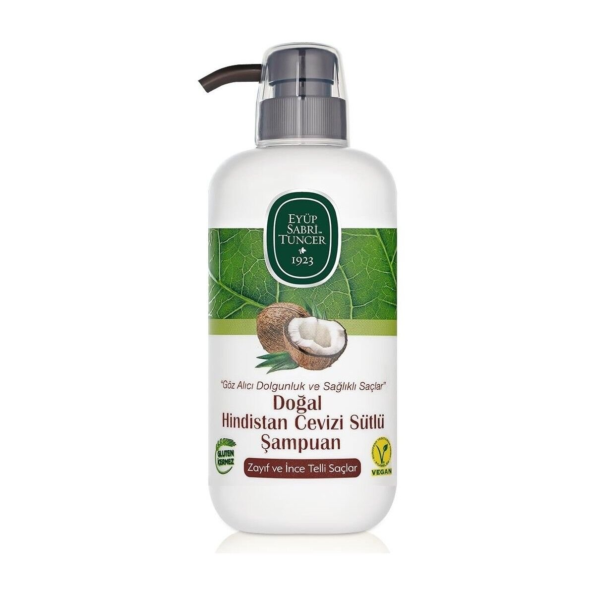 Eyüp Sabri Tuncer Doğal Hindistan Cevizi Sütlü Şampuan 600 ml