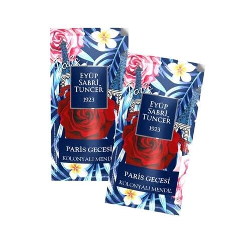 Eyüp Sabri Tuncer Kolonyalı Mendil Paris Gecesi x 2