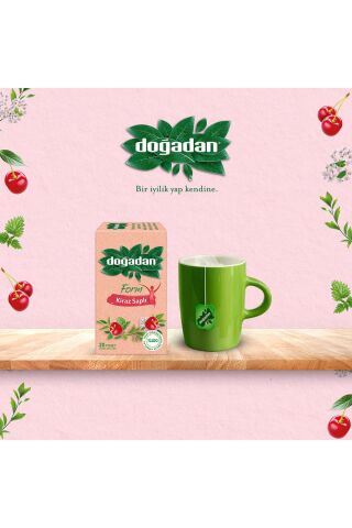 Doğadan Form Çay Kiraz Saplı 20'li x 3 Adet