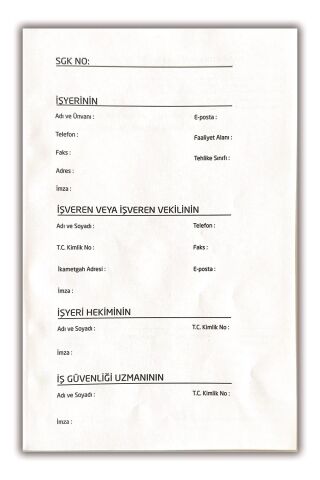 Düvenci İş Sağlığı ve Güvenliği Defteri, Kurul Karar Defteri