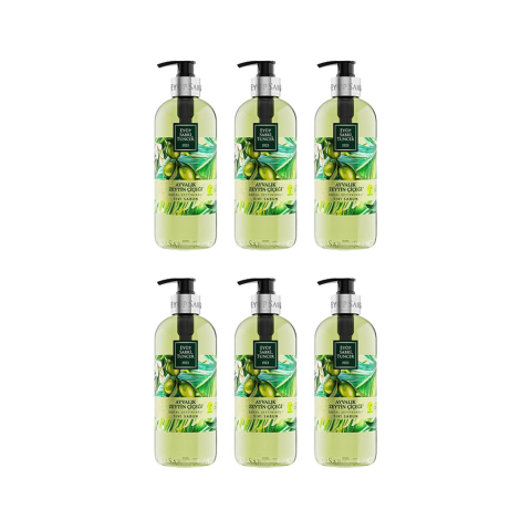 Eyüp Sabri Tuncer Ayvalık Zeytin Çiçeği Doğal Zeytinyağlı Sıvı Sabun 500 ml - 6 Adet