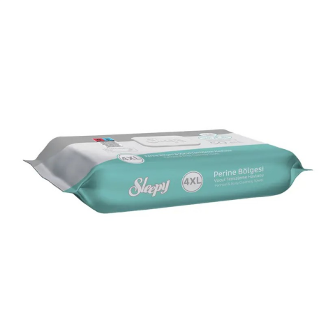 Sleepy 4XL Perine Bölgesi Vücut Temizleme Havlusu 50 yaprak