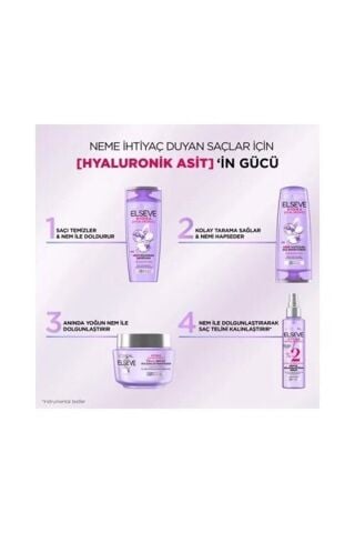 Elseve Loreal Paris Hydra Hyaluronic Nem Dolduran Şampuan 390ml