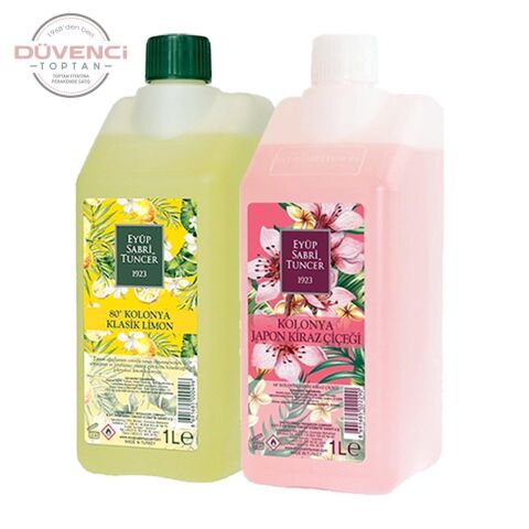 Eyüp Sabri Tuncer Klasik Limon ve Japon Kiraz Çiçeği Kolonyası Yedek Şişe 1 Litre