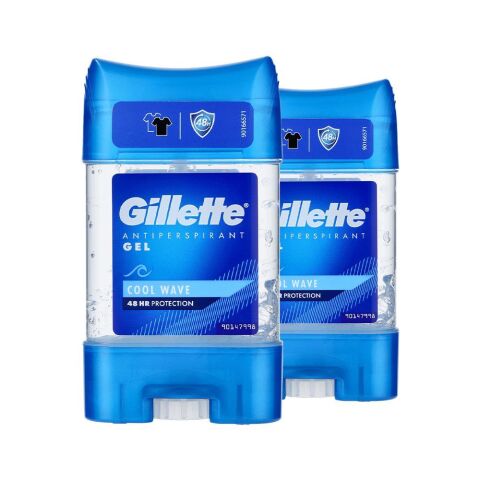 Gillette Antiperspirant Gel Cool Wave 70 ml x 2