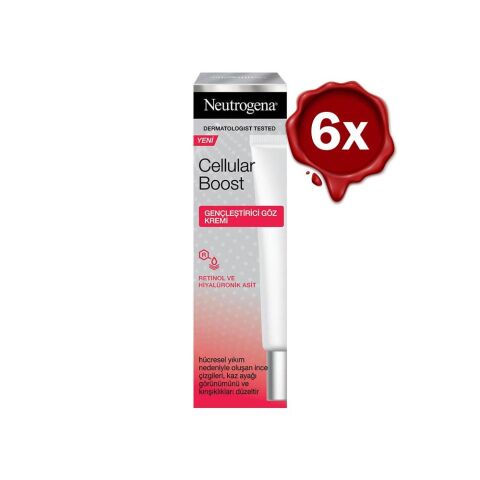 Neutrogena Cellular Boost Gençleştirici Göz Kremi 15 ml x 6