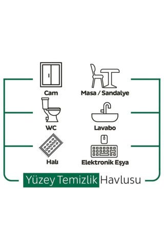 Sleepy Easy Clean Yüzey Temizlik Havlusu 100 Yaprak