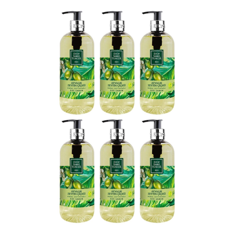Eyüp Sabri Tuncer Doğal Zeytinyağlı Sıvı Sabun Ayvalık Zeytin Çiçeği 500 ml x 6 Adet