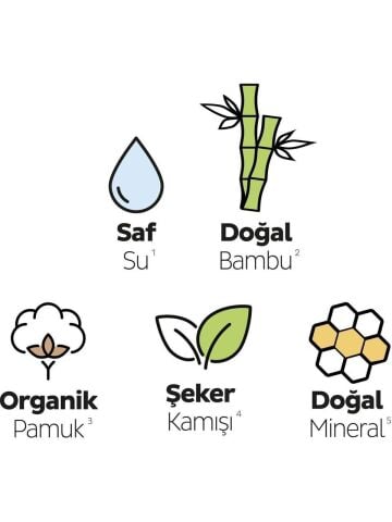 Sleepy Bio Natural Premium Plus Hijyenik Ped Mega Paket Gece 30 Adet