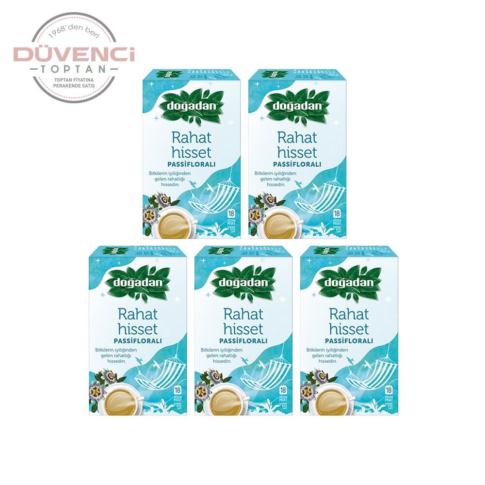 Doğadan Rahat Hisset Passifloralı 18'li x 5 Adet