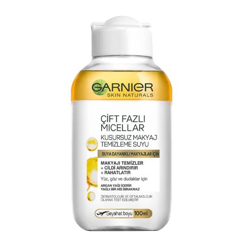 Garnier Micellar Temizleme Suyu Çift Fazlı Argan 100 ml