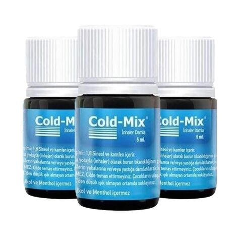 Cold-Mix İnhaler Damla 5 ml (Mavi) x 3