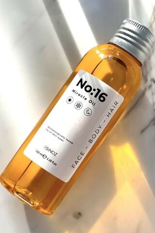 Sinoz No:16 Nemlendirici ve Işıltı Verici Mucizevi Bakım Yağı 100 ML