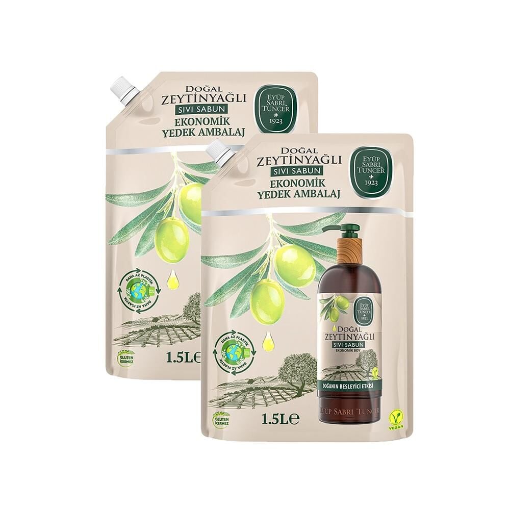Eyüp Sabri Tuncer Sıvı Sabun Zeytinyağlı 1500 ml x 2