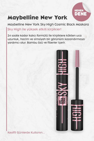 Maybelline New York Sky High Cosmic Black Maskara