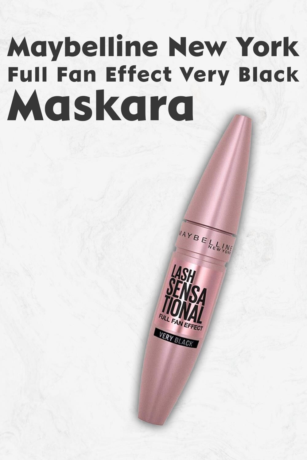 Maybelline New York Full Fan Effect Very Black Maskara