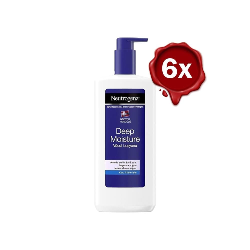 Neutrogena Yoğun Nemlendirici Vücut Losyonu Kuru Cilt 400 ml x 6