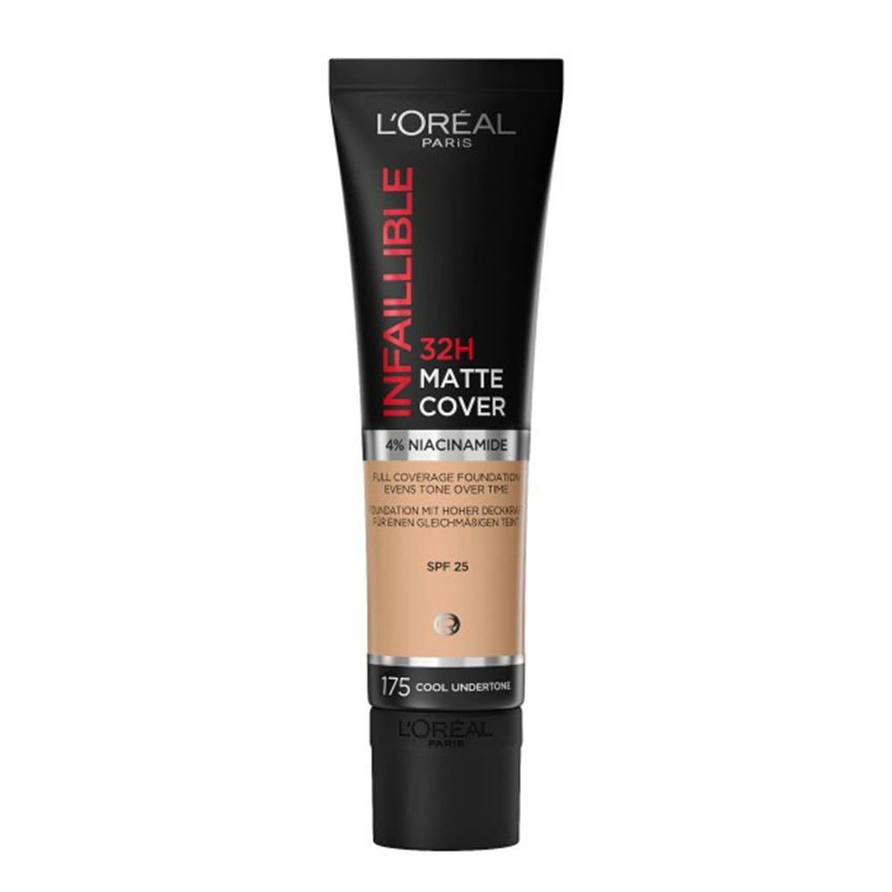 Loreal Paris Infaillible Matte Cover Fondöten SPF25 Cool Undertone 175