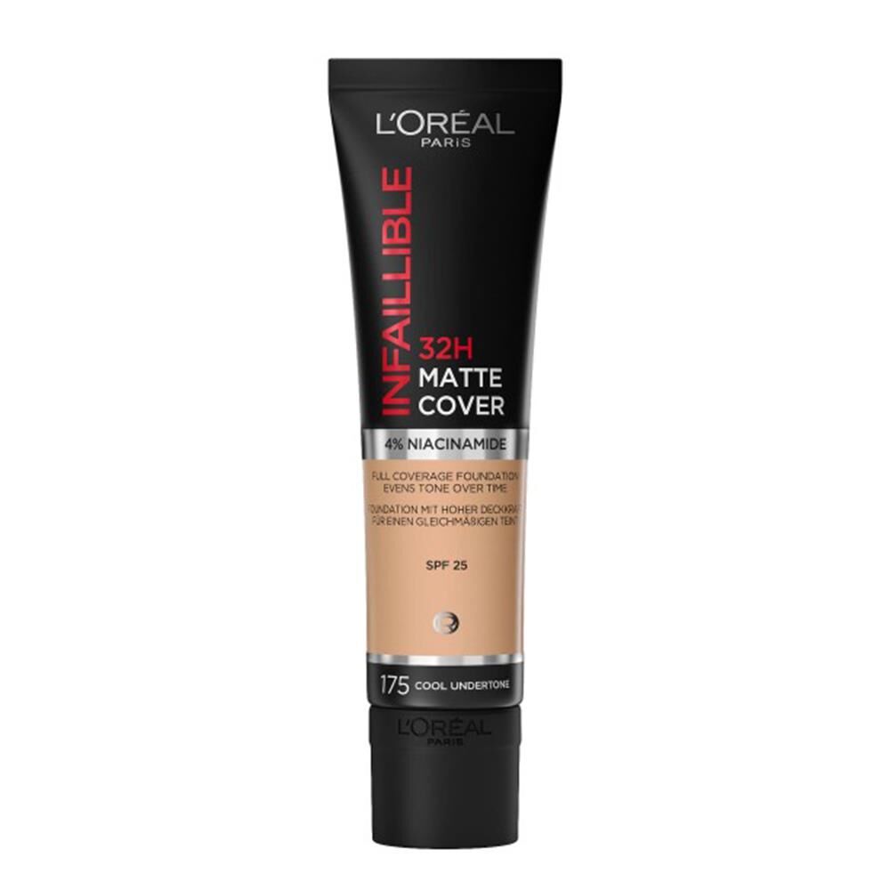 Loreal Paris Infaillible Matte Cover Fondöten SPF25 Cool Undertone 175