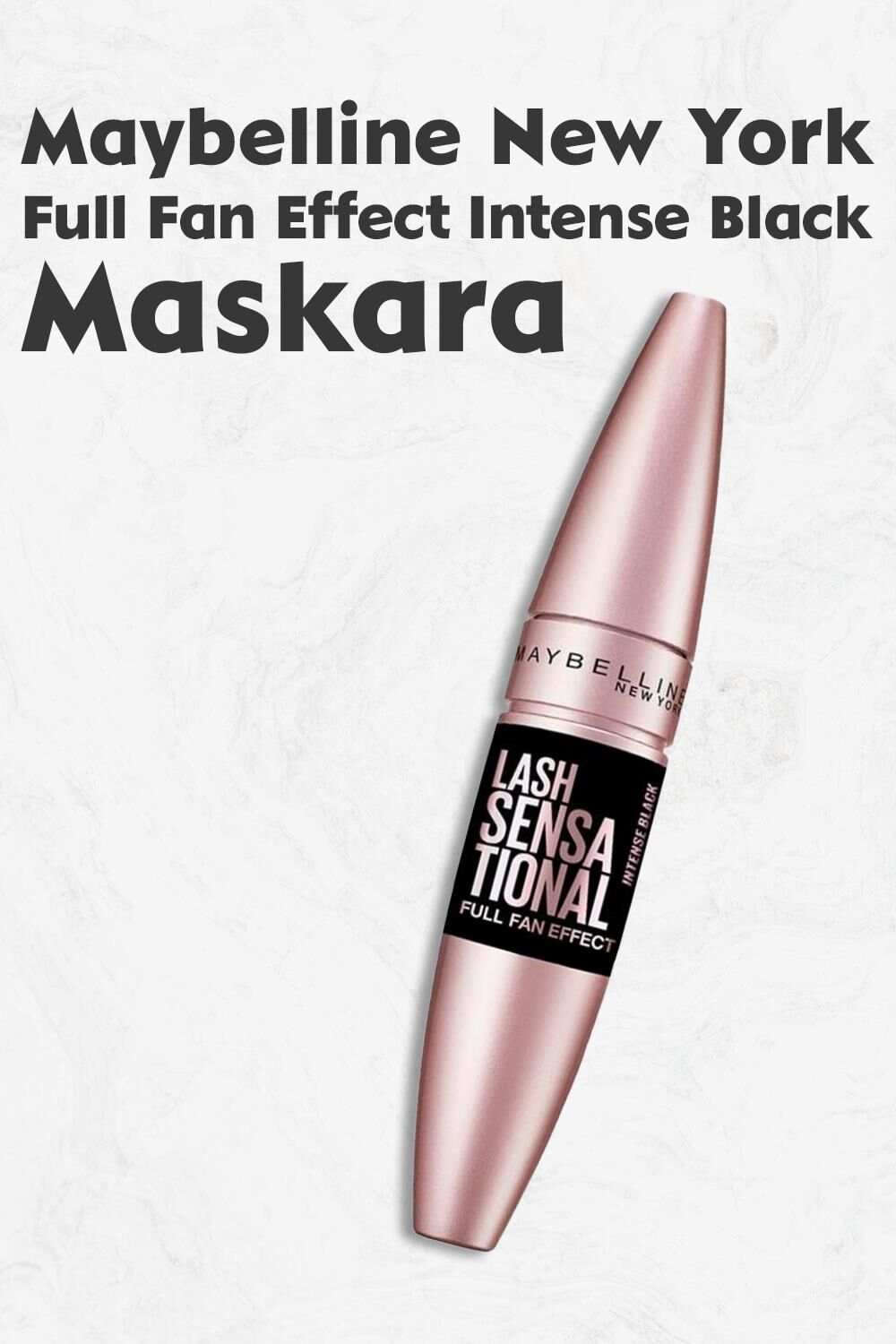 Maybelline New York Full Fan Effect Intense Black Maskara