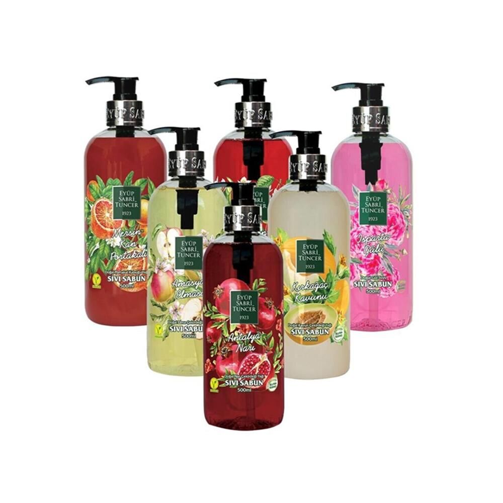 Eyüp Sabri Tuncer Türkiye' nin Kokuları Sıvı Sabun Seti 6' lı - 500 ml