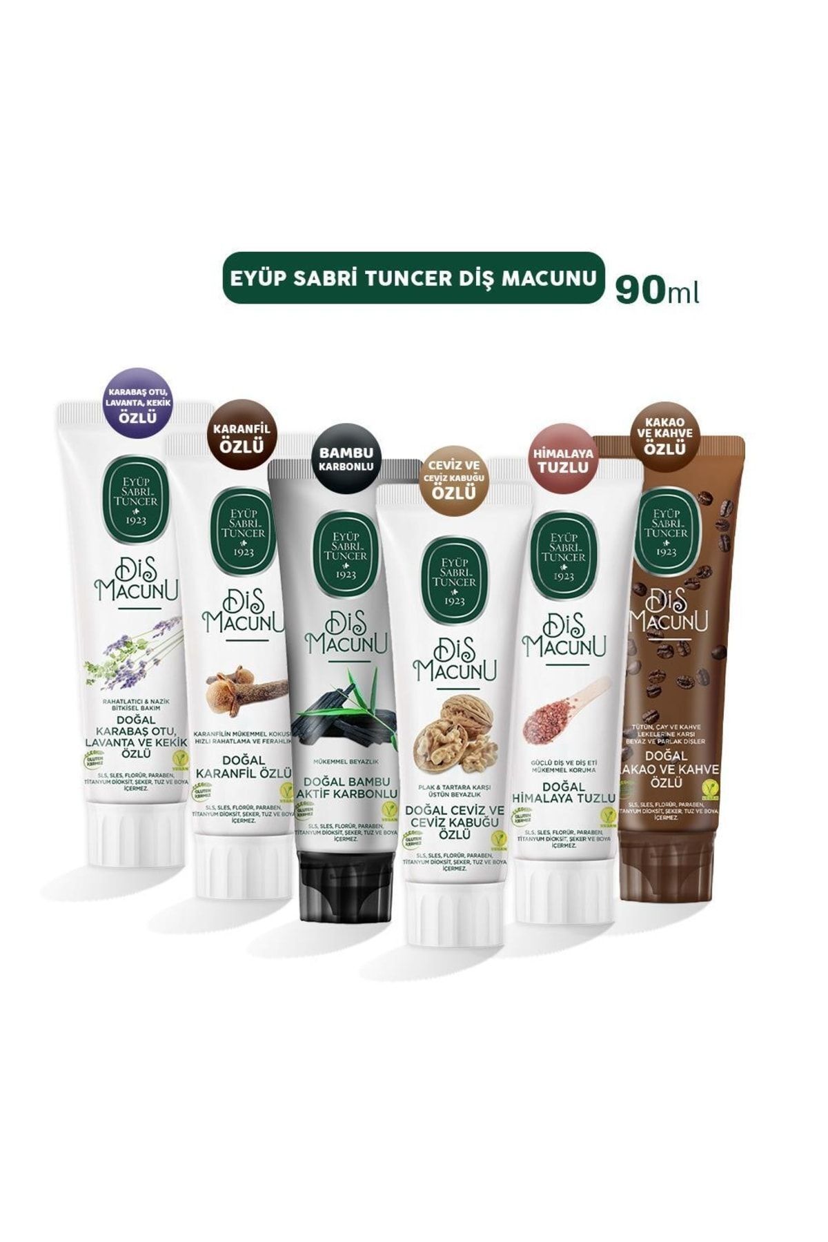 Eyüp Sabri Tuncer Diş Macunu 6'lı Set